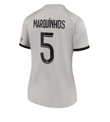 Paris Saint-Germain Marquinhos #5 Bortedrakt Kvinner 2022-23 Kortermet